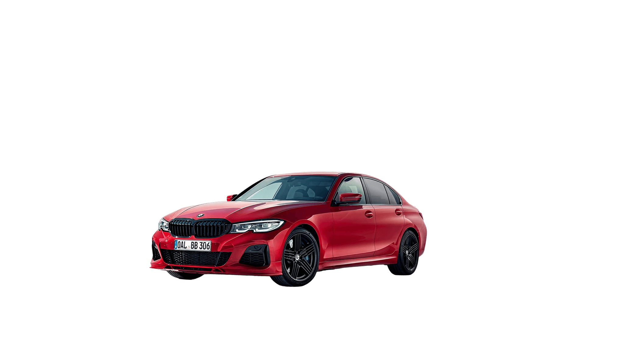 Red BMW sports car